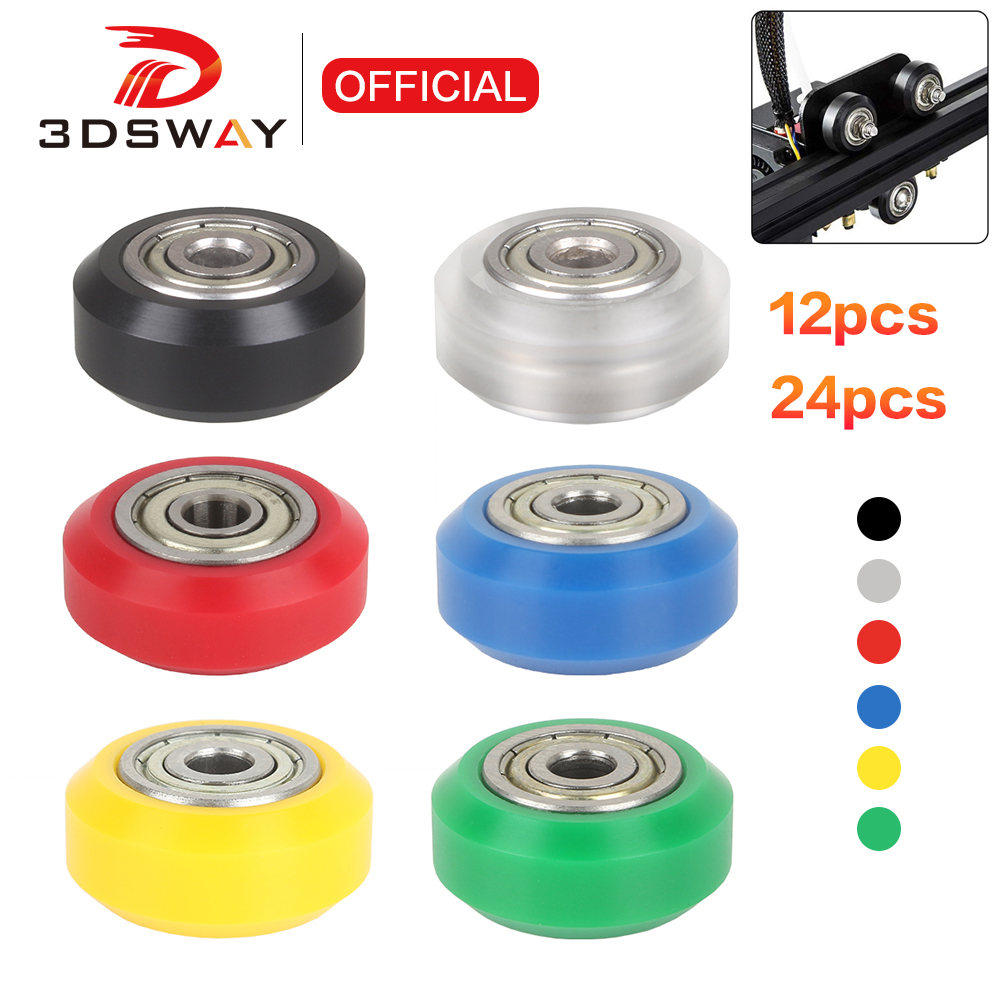 V Slot Wheel - 3DSWAY-Roue de poulie POM avec roulement