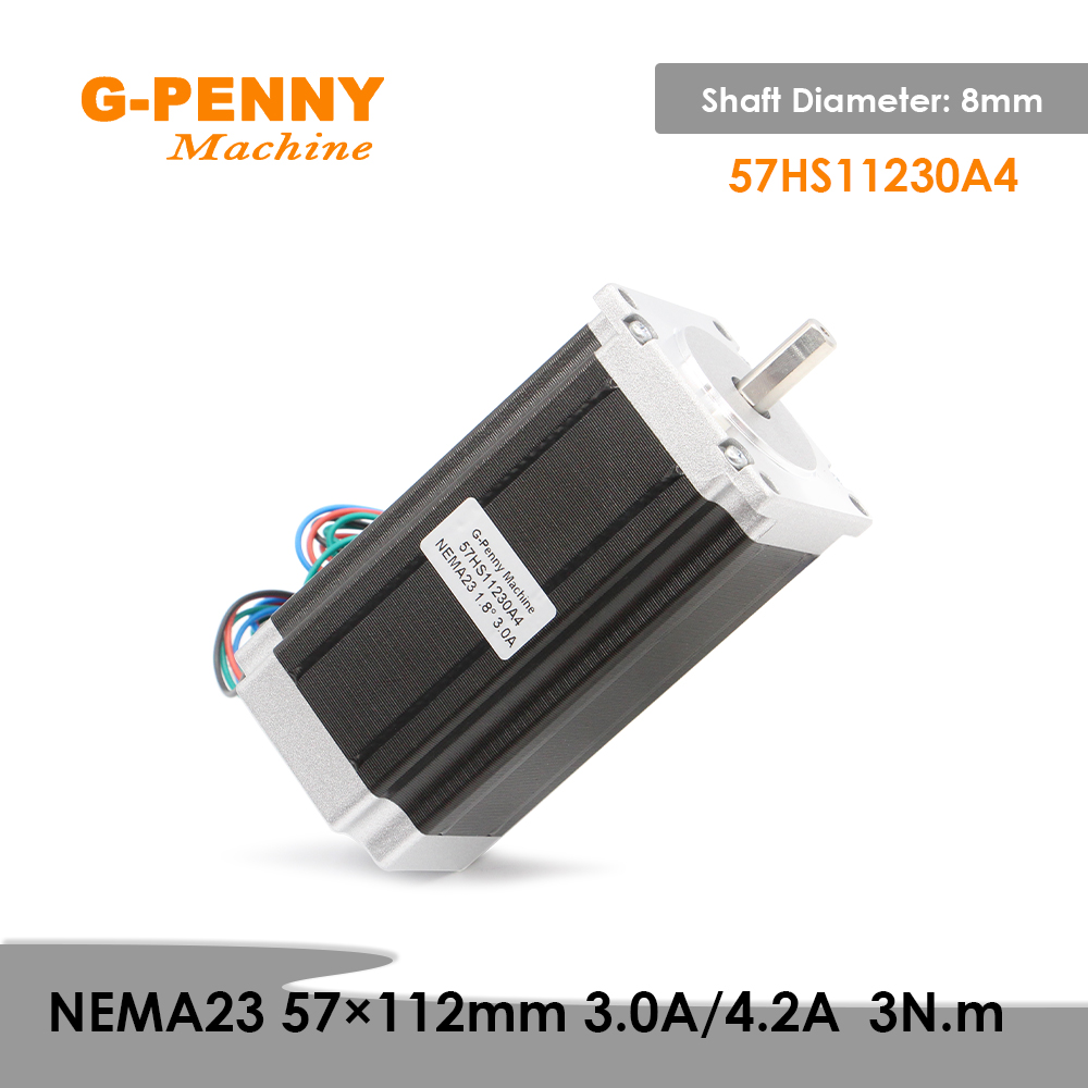 Nema23 Stepper - Moteur pas à pas NEMA23, 57x112mm,