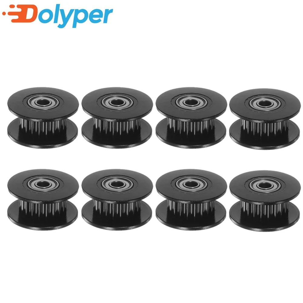 Gt2 Belt - 5/10 pièces GT2 poulie de synchronisation