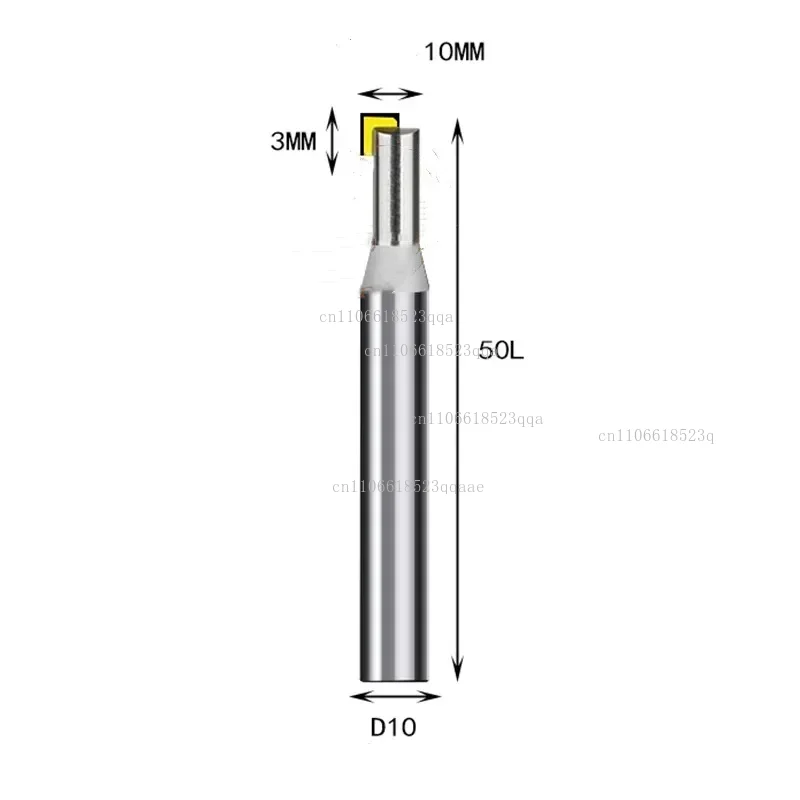 Carbide End Mill - Fraise à diamant CNC MCD, longueur