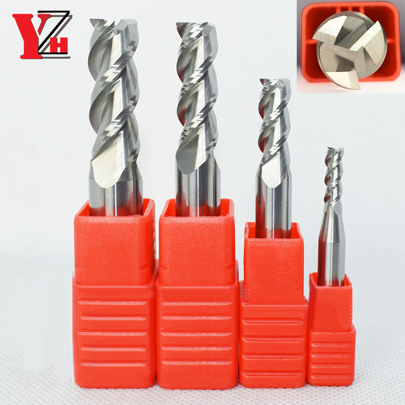 Carbide End Mill - Fraise à queue YZH HRC60, diamètre