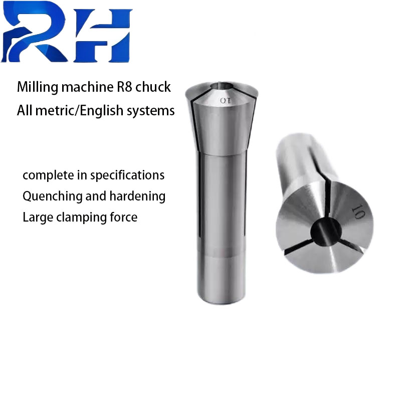 End Mill - Mandrin R8 CNC, fraise britannique/métrique, pince