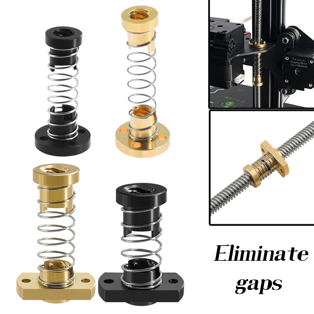 Lead Screw 8Mm - Vis Anti-jeu T8, écrou en laiton,