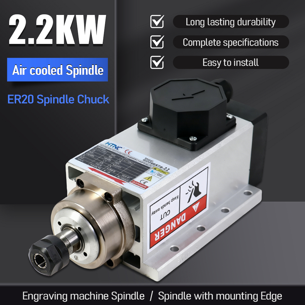 Water Cooled Spindle - Nouveau moteur de broche 2200W 2026