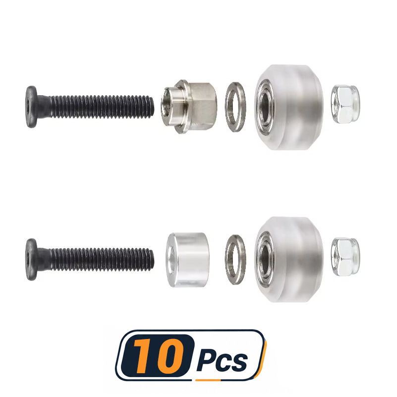 V Slot Wheel - 10 kits de roues mini V