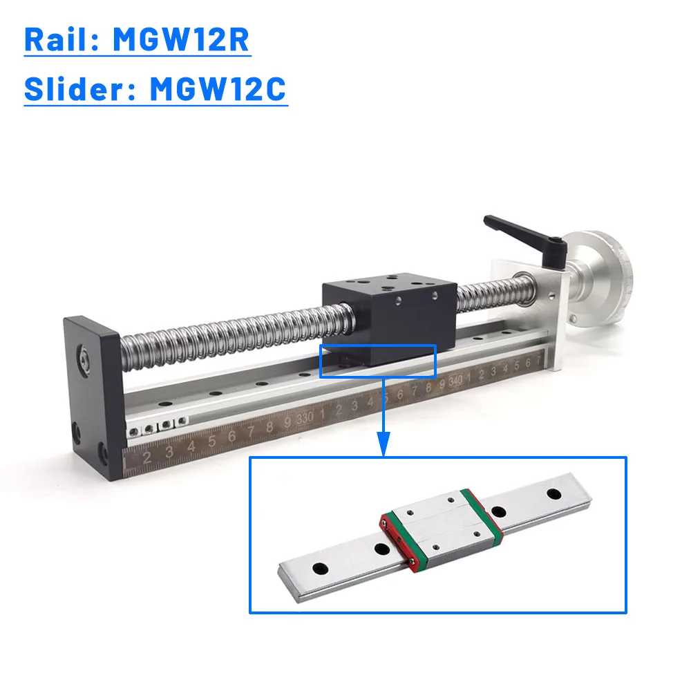 Linear Rail - Table coulissante à commande manuelle CNC