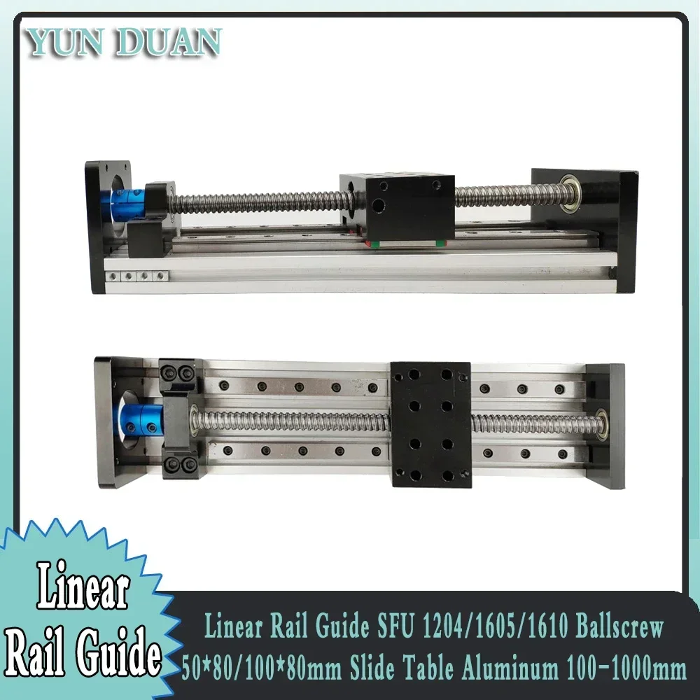 Ball Screw - Table Coulissante de Guidage Linéaire Double