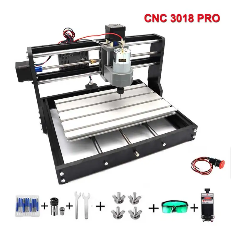 3018 Cnc - Routeur CNC 3018 amélioré, mini-fraiseuse CNC