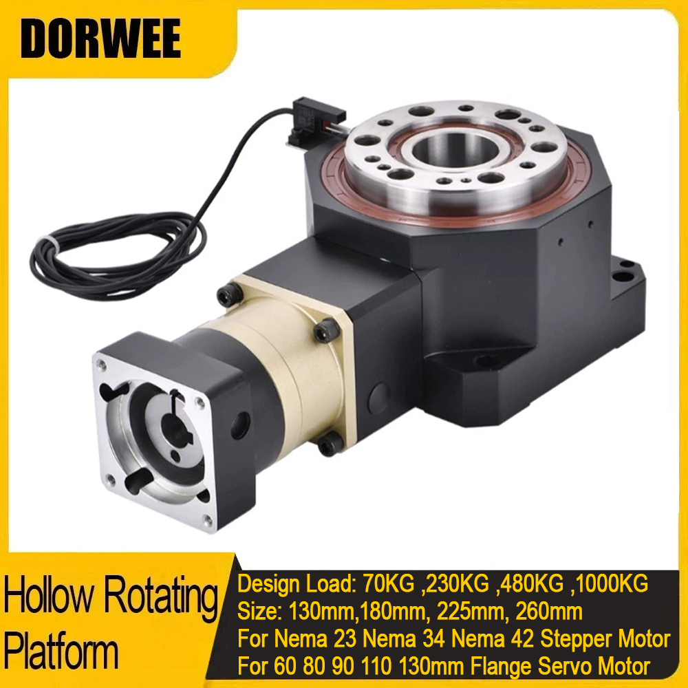 Nema23 Stepper - Plate-forme rotative creuse à charge lourde,
