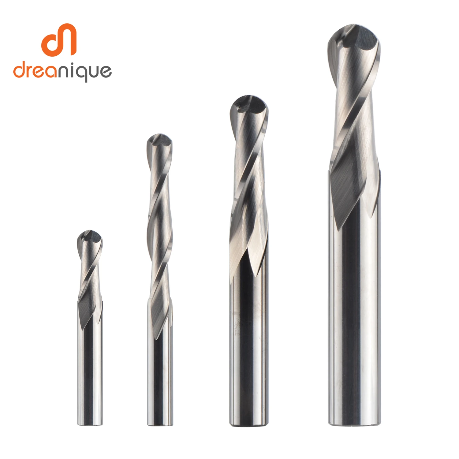 End Mill Set - Dreanique 1pc fraise à bout sphérique