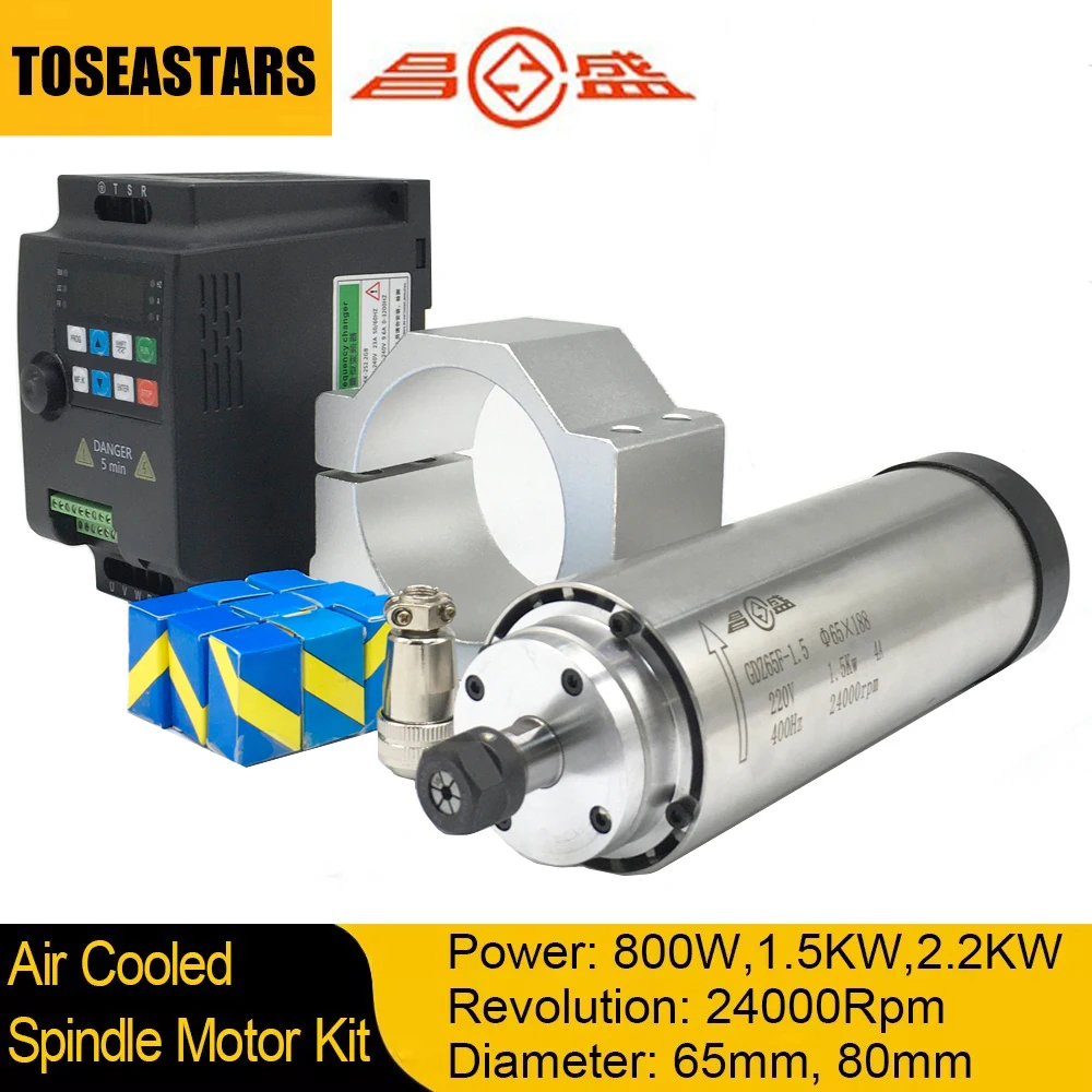 Water Cooled Spindle - Kit de moteur de broche refroidi