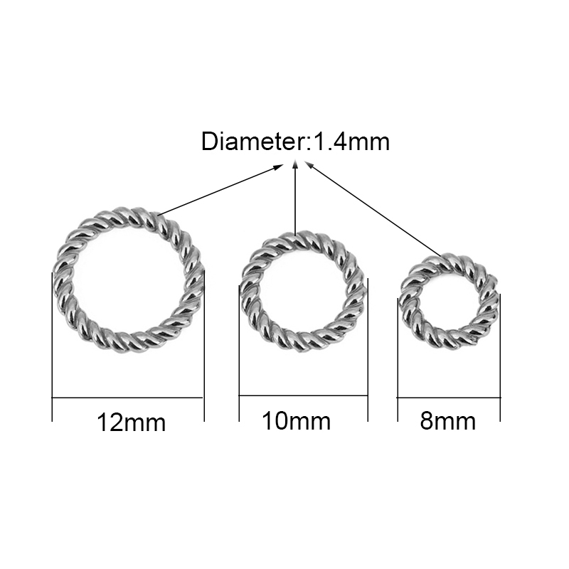 Anneaux de saut fermés en acie - Coupling 8Mm avis et prix