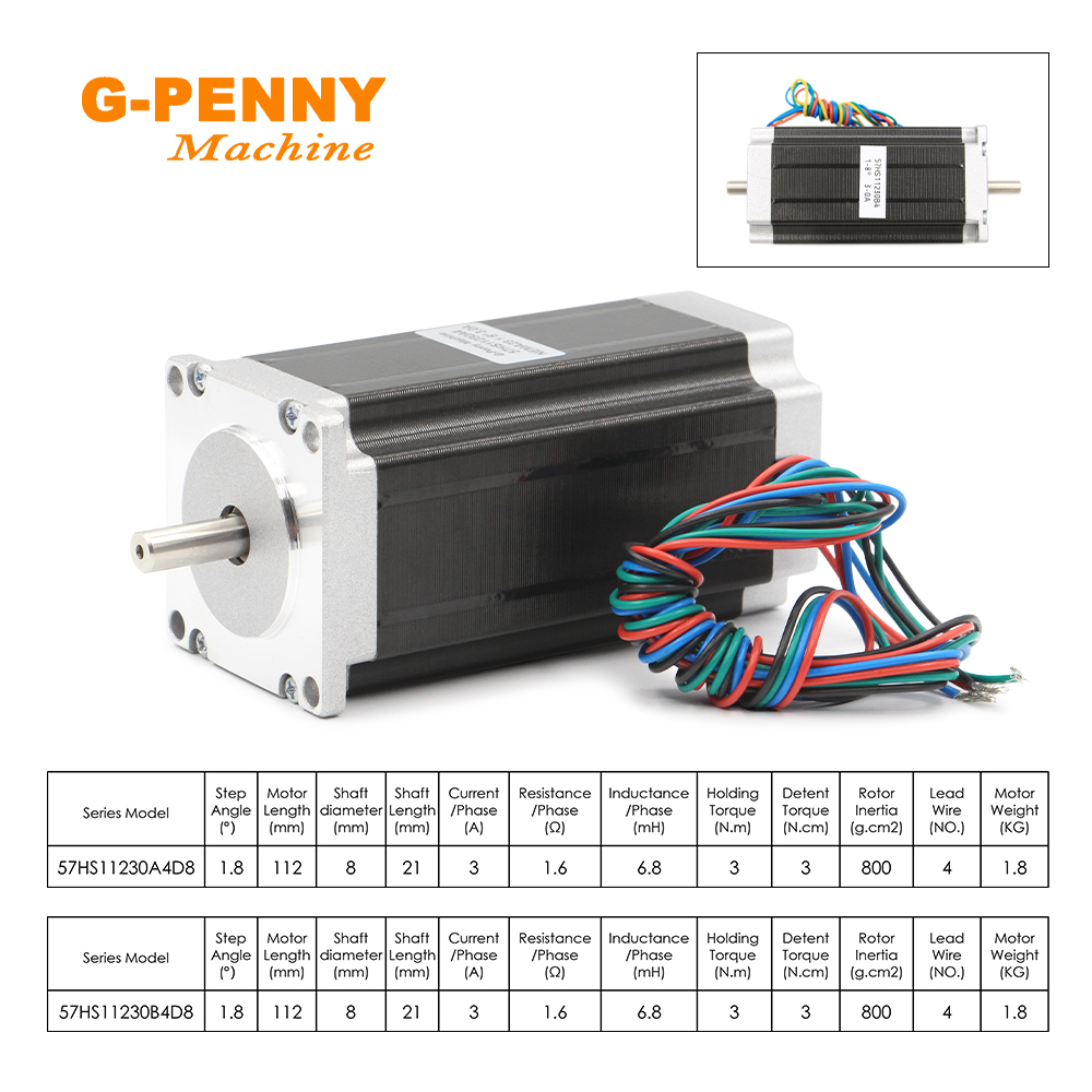 Moteur pas à pas NEMA23, 57x11 - Nema23 Stepper avis et prix