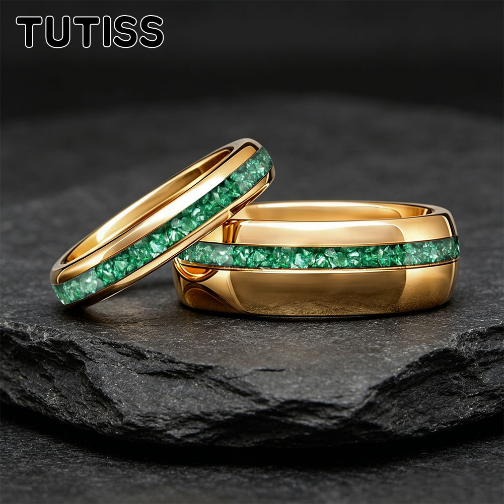 Bague de mariage unique en tun - Coupling 8Mm avis et prix