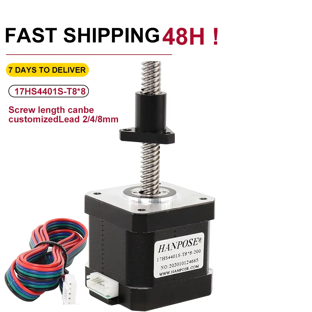 Moteur pas à pas Nema17 17HS44 - Lead Screw 8Mm avis et prix