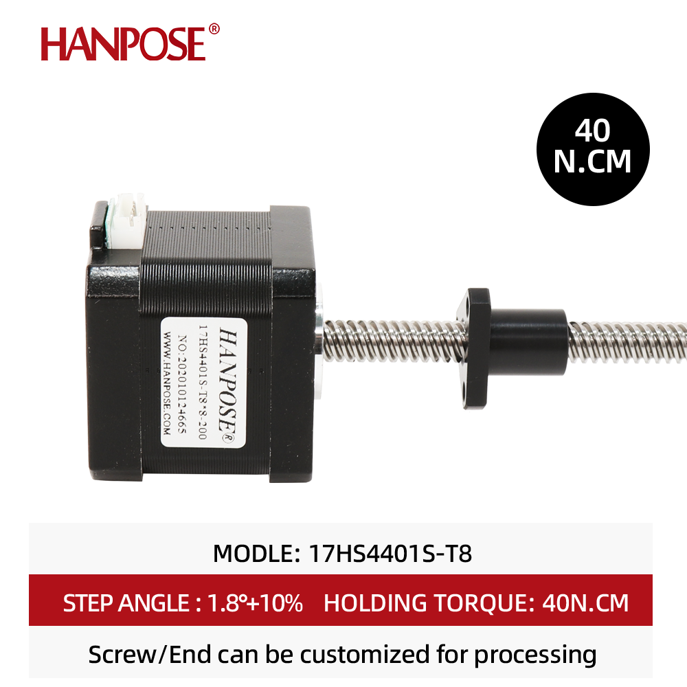 Moteur pas à pas Nema17 17HS44 - Lead Screw 8Mm avis et prix