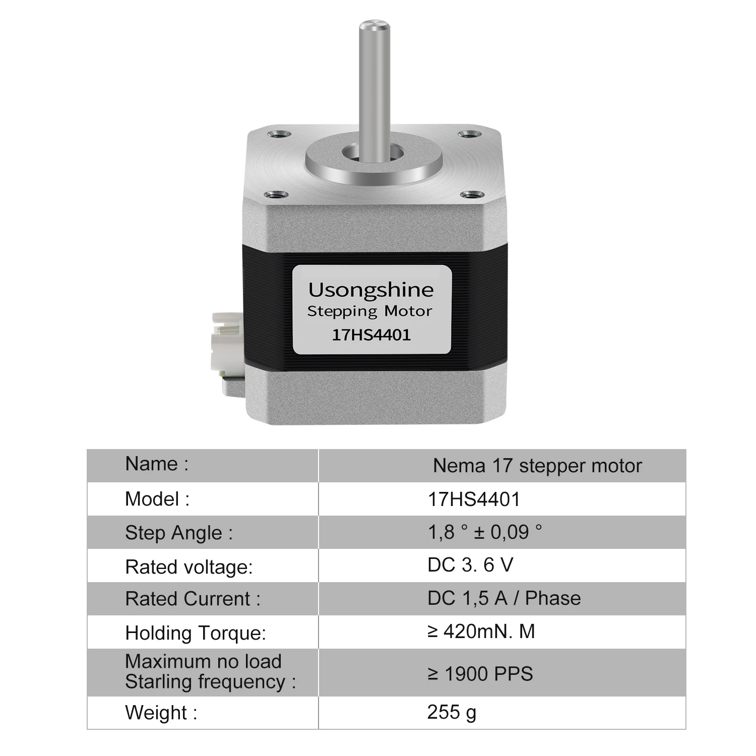 Moteur pas à pas Usongshine Ne - Stepper Motor Nema17 avis et prix
