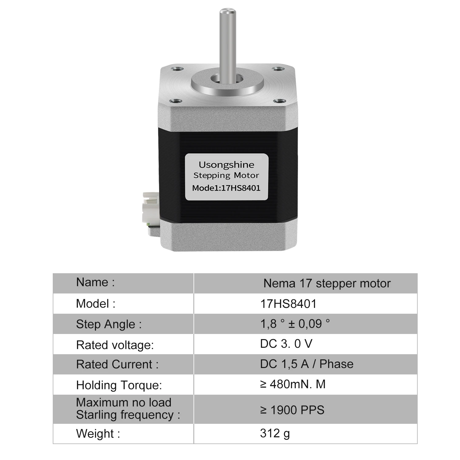 Moteur pas à pas Usongshine Ne - Stepper Motor Nema17 avis et prix