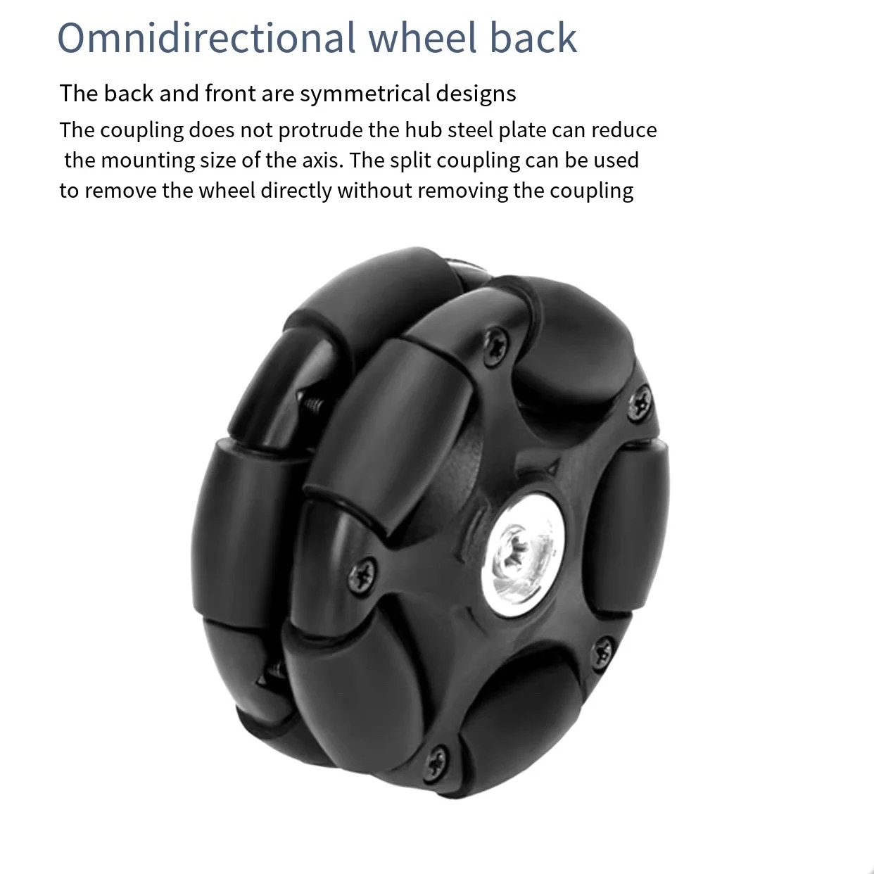 Roue omnidirectionnelle en mét - Coupling 8Mm avis et prix