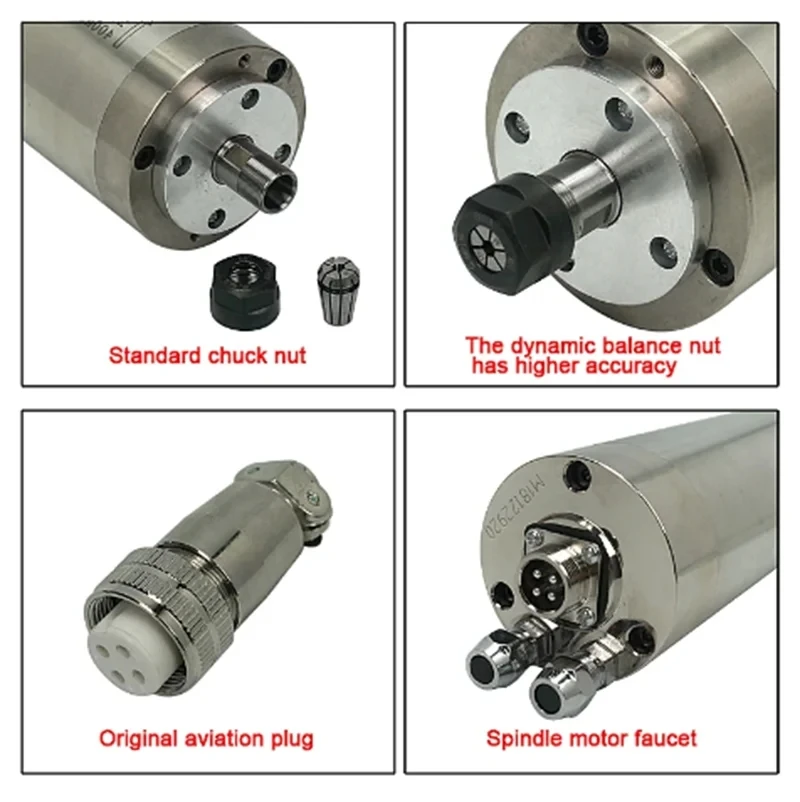 65X158-800W-ER11-220V CNC refr - Water Cooled Spindle avis et prix