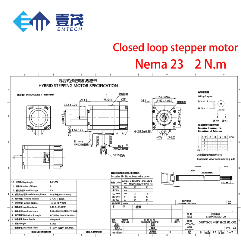 Kit de moteur pas à pas en bou - Nema23 Stepper avis et prix