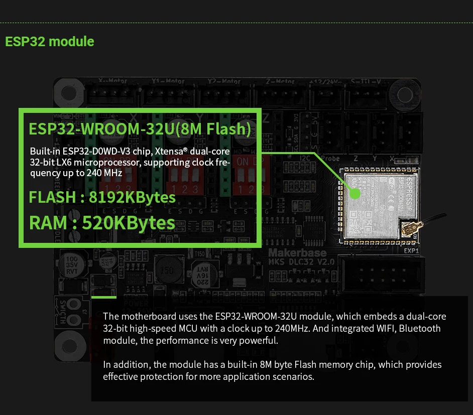 Makerbase MKS DLC32 V2.1 32 bi - Lm8Uu Bearing avis et prix