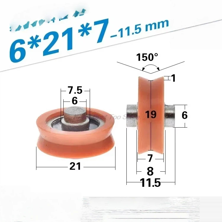 5 pièces Roue à gorge en V non - V Slot Wheel avis et prix