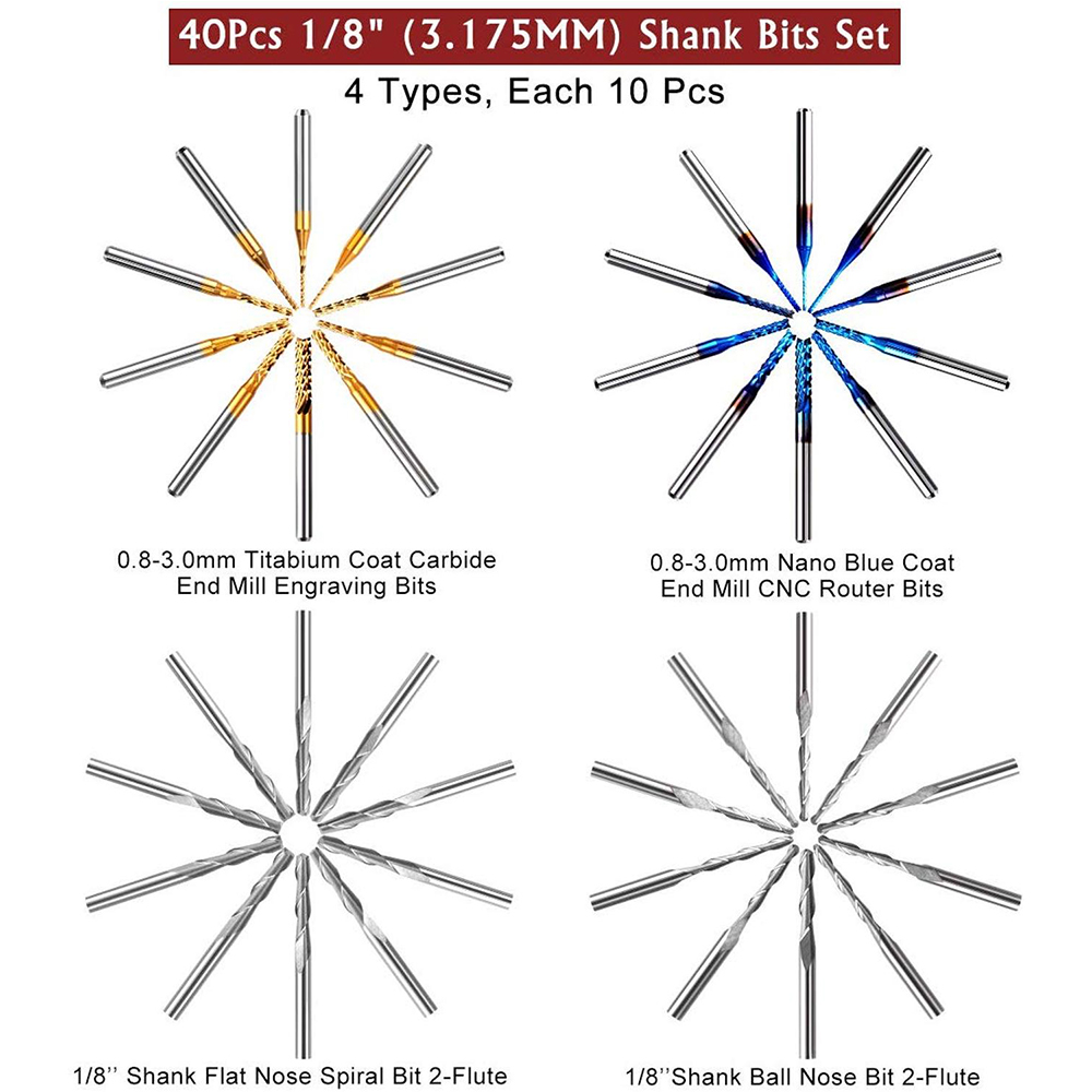 Twotrees fraise en bout jeu d' - End Mill Set avis et prix