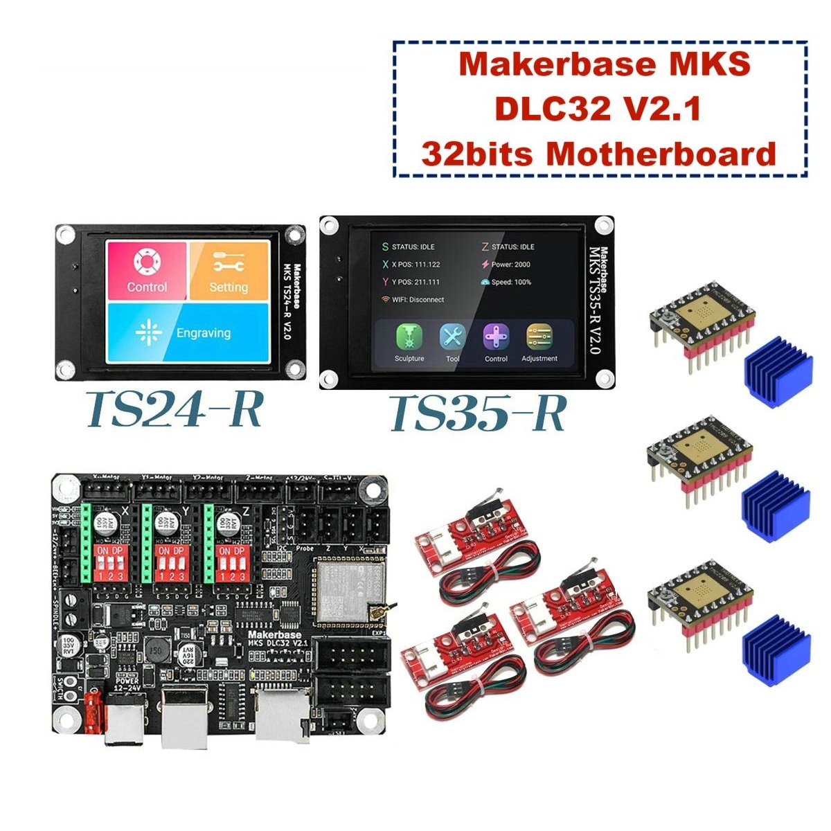 Makerbase MKS DLC32 V2.1 32bit - Lm8Uu Bearing avis et prix