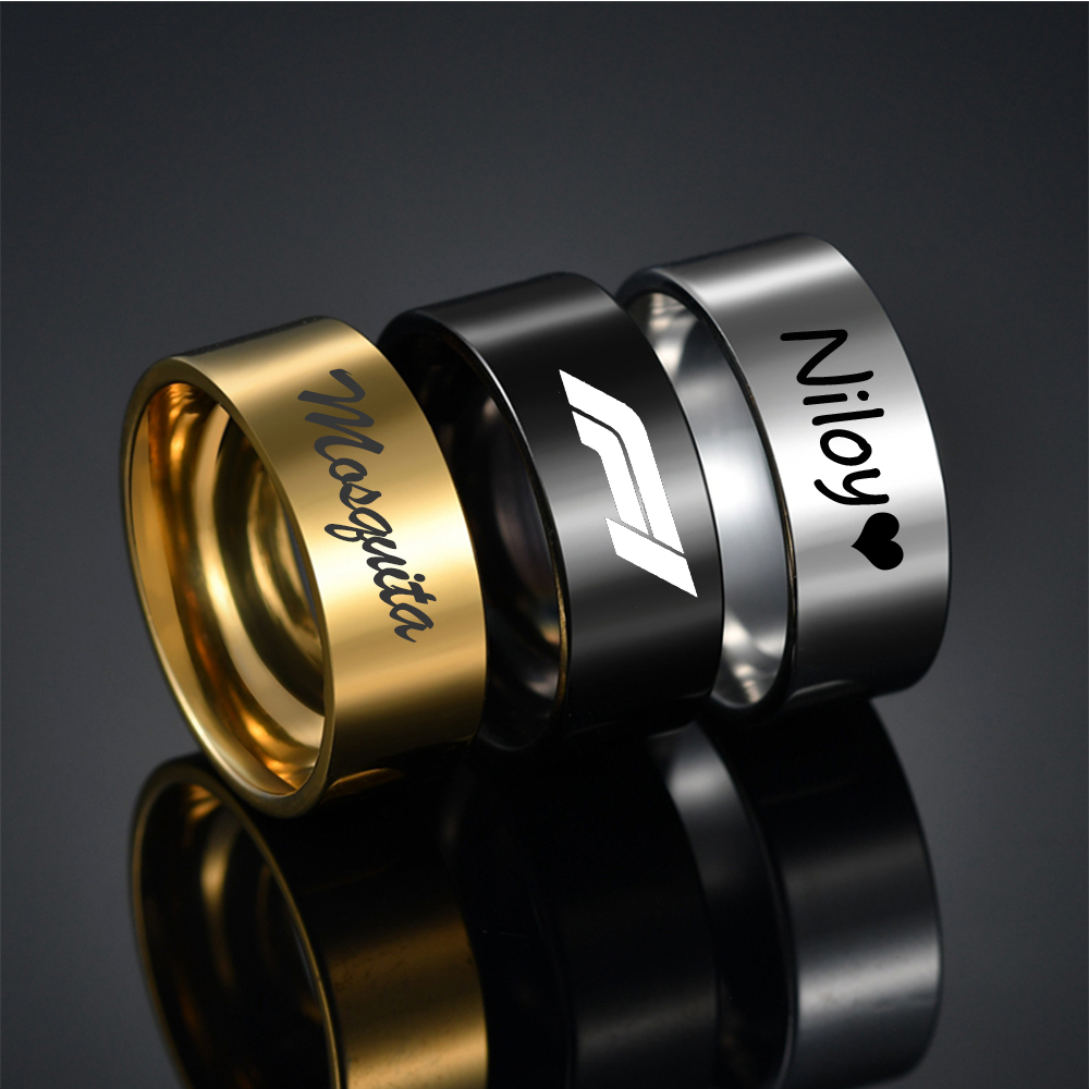 Bagues punk personnalisées gra - Coupling 8Mm avis et prix