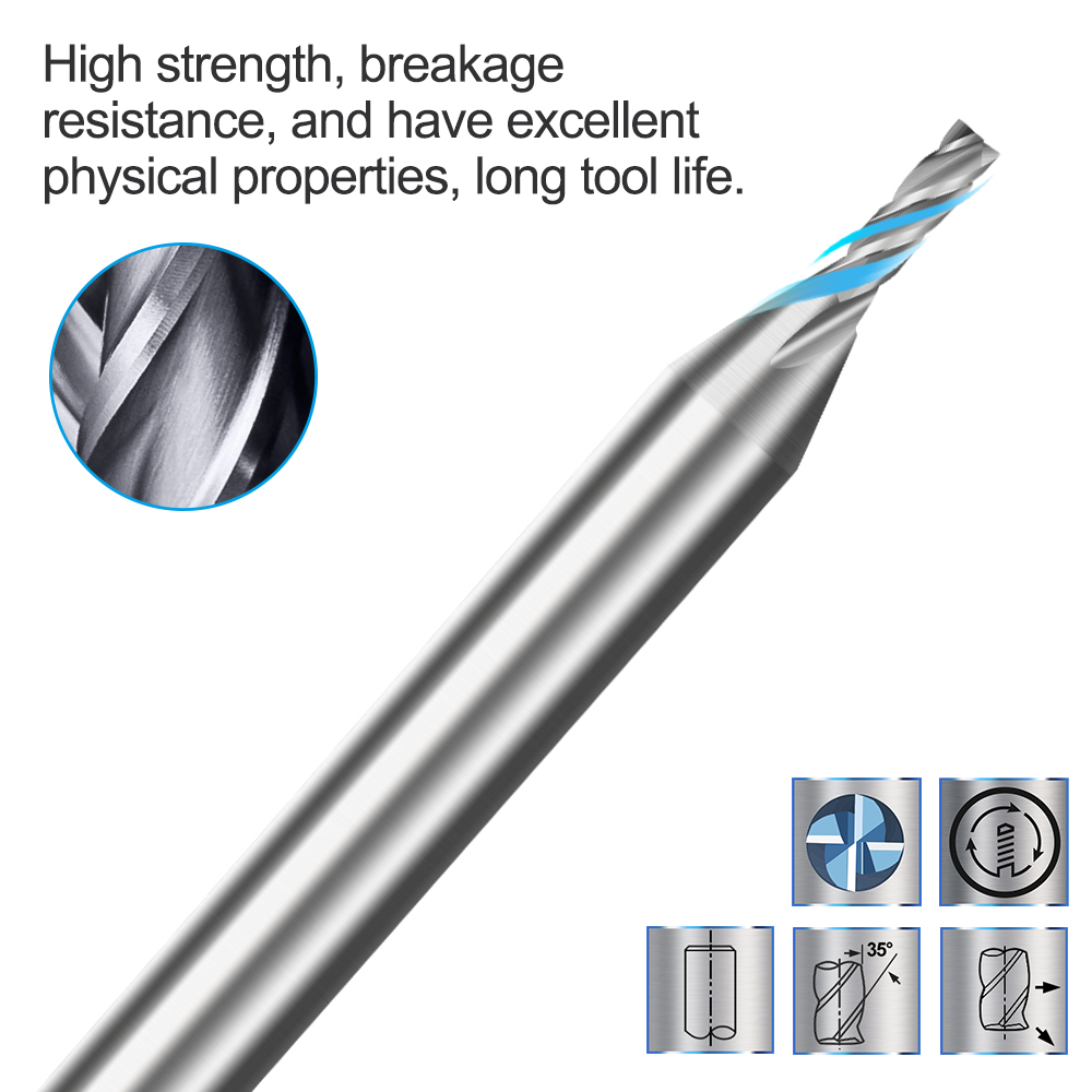 1pc diamètre Frez 2mm fraise 4 - End Mill Set avis et prix