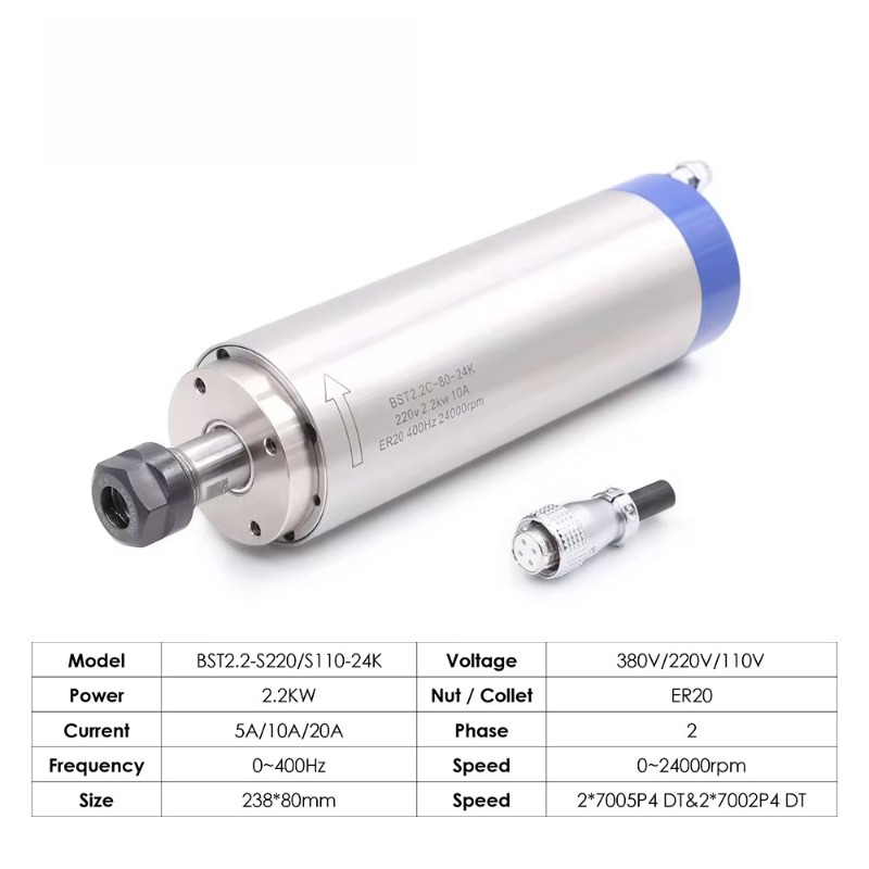 Moteur de broche refroidi à l' - Water Cooled Spindle avis et prix