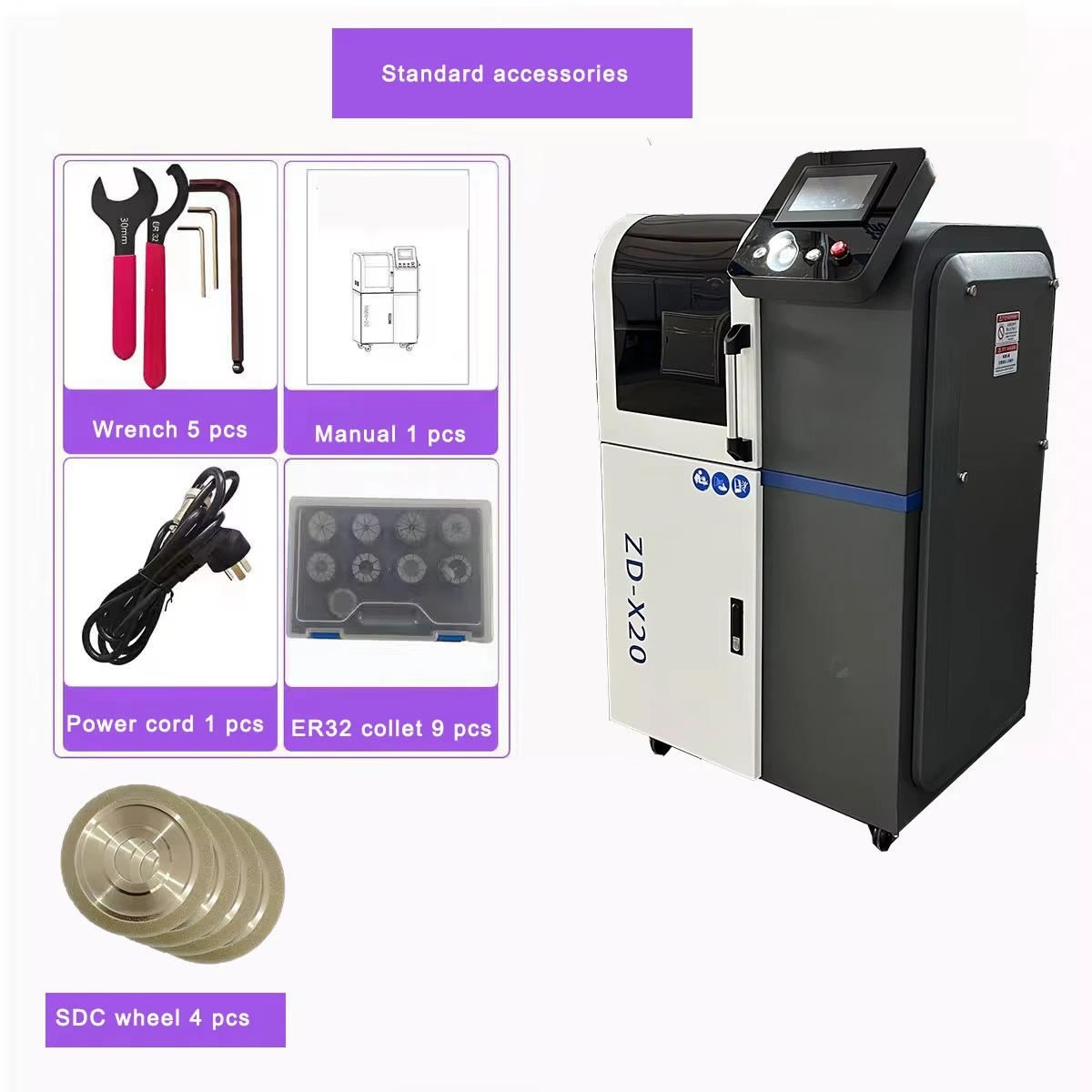 Affûteuse de fraises CNC ZD-X2 - End Mill avis et prix