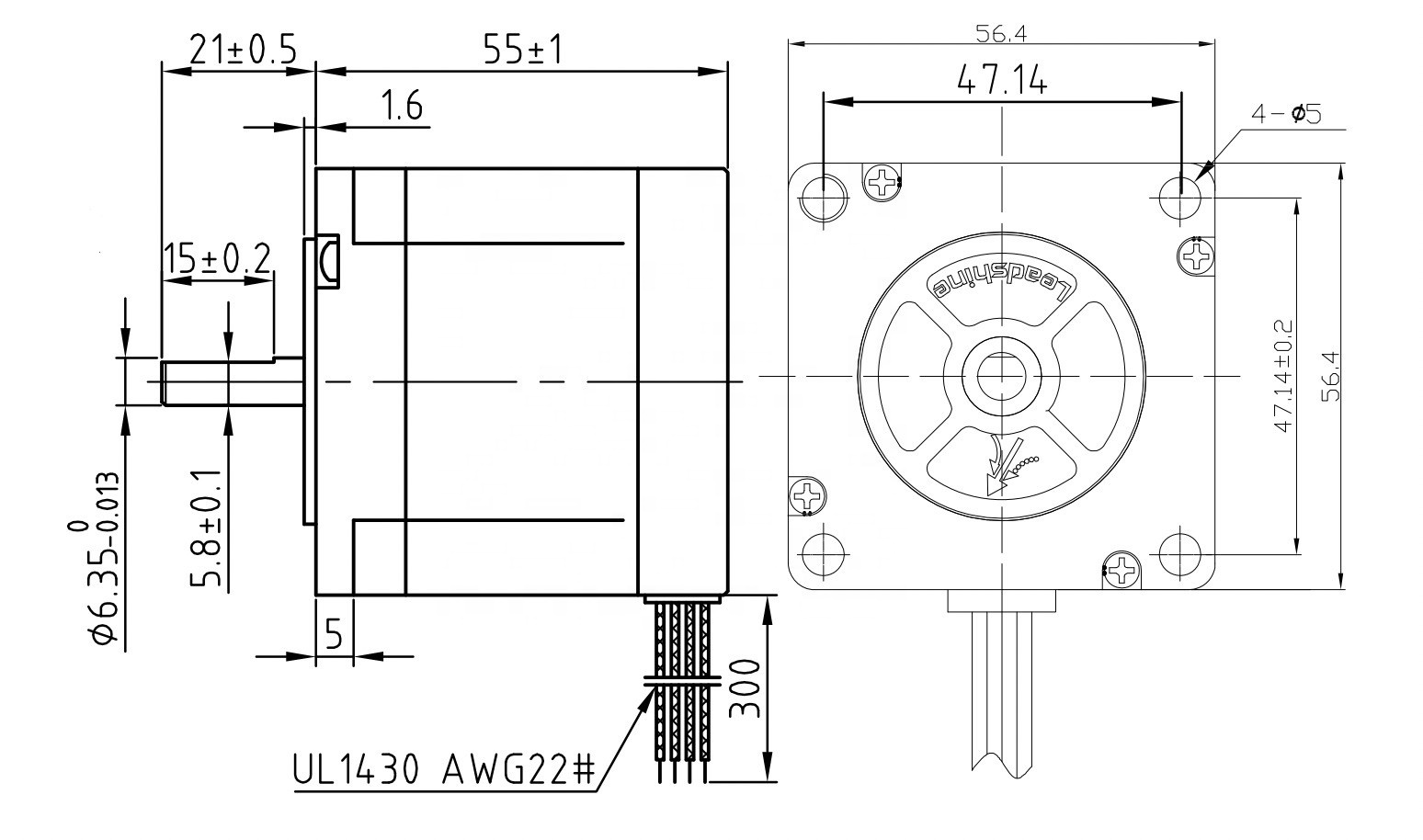 Moteur pas à pas CNC Nema23 Le - Nema23 Stepper avis et prix