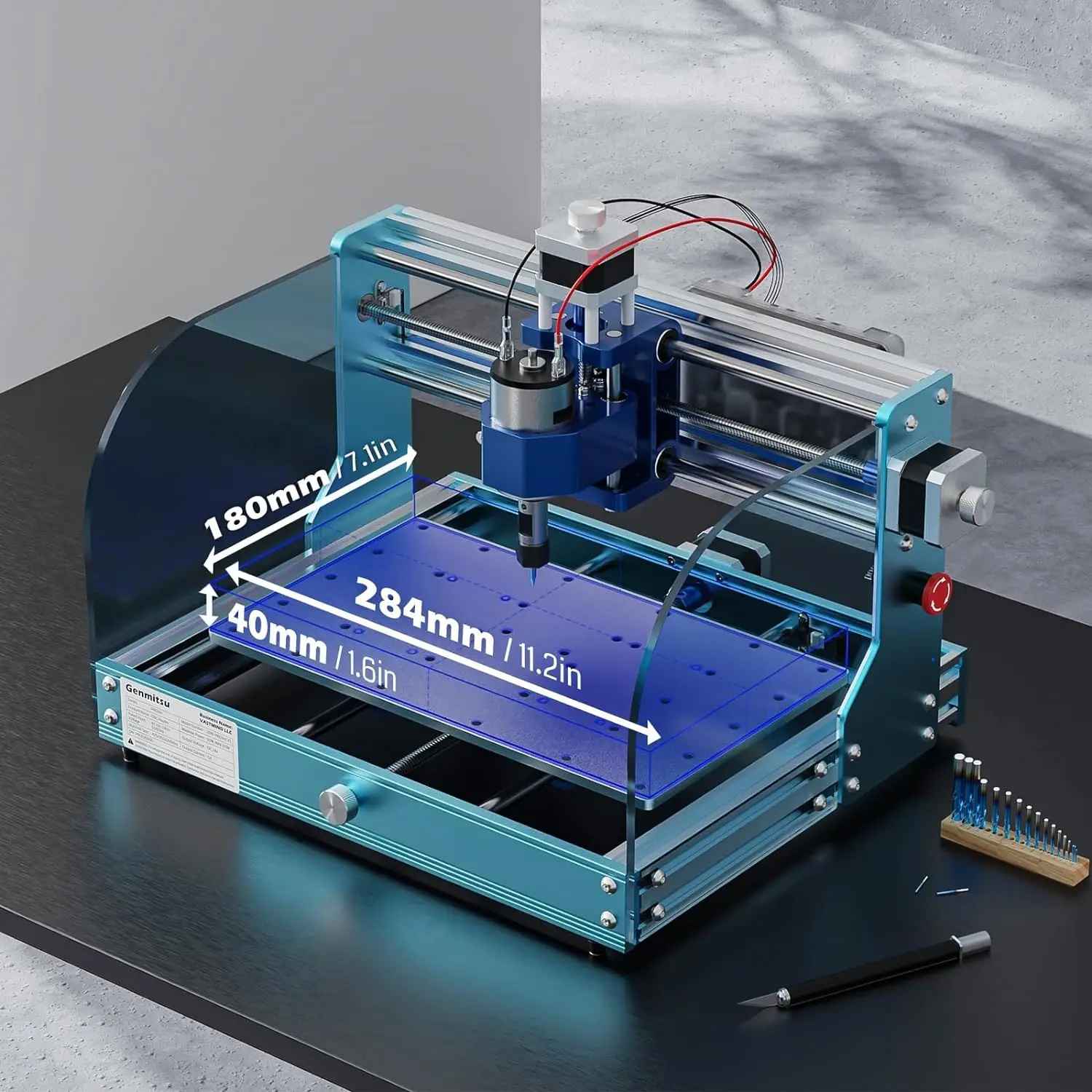 Zone de travail de la fraiseus - 3018 Aluminium Cnc avis et prix