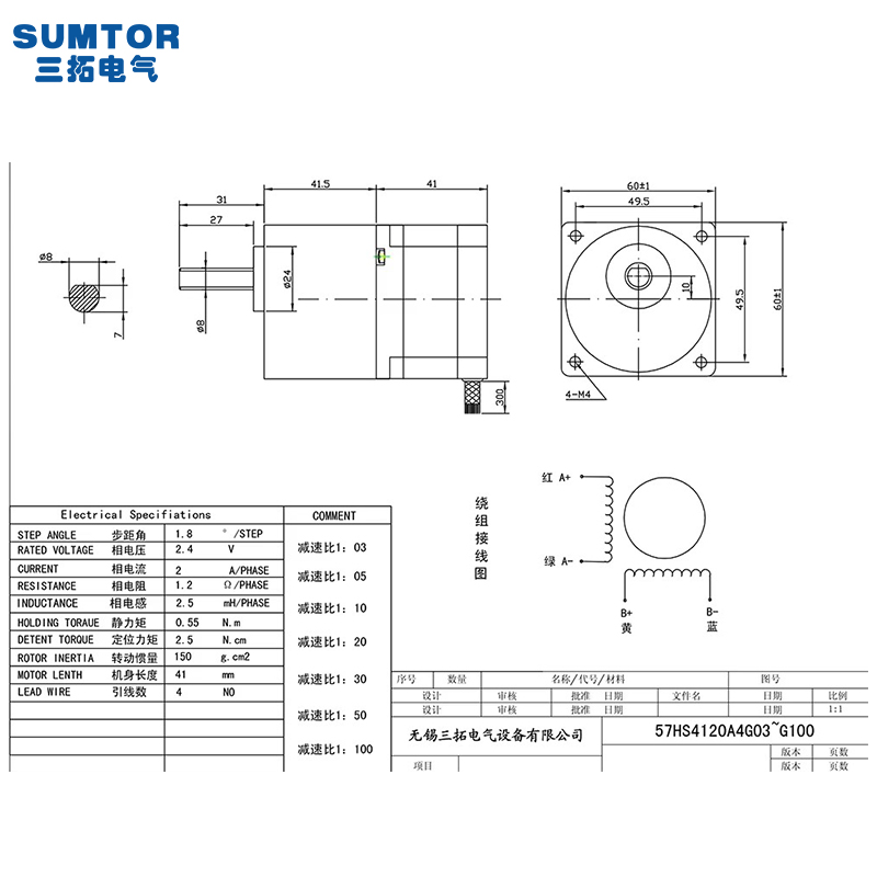 Moteur pas à pas Nema 23 avec  - Nema23 Stepper avis et prix