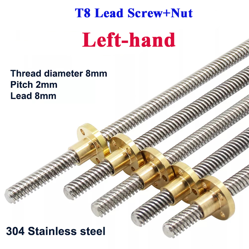 Vis mère T8, filetage gauche,  - Lead Screw 8Mm avis et prix