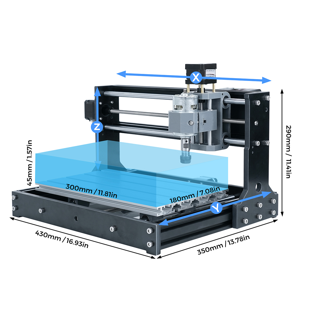 Mini routeur CNC 3018 pour le  - 3018 Aluminium Cnc avis et prix