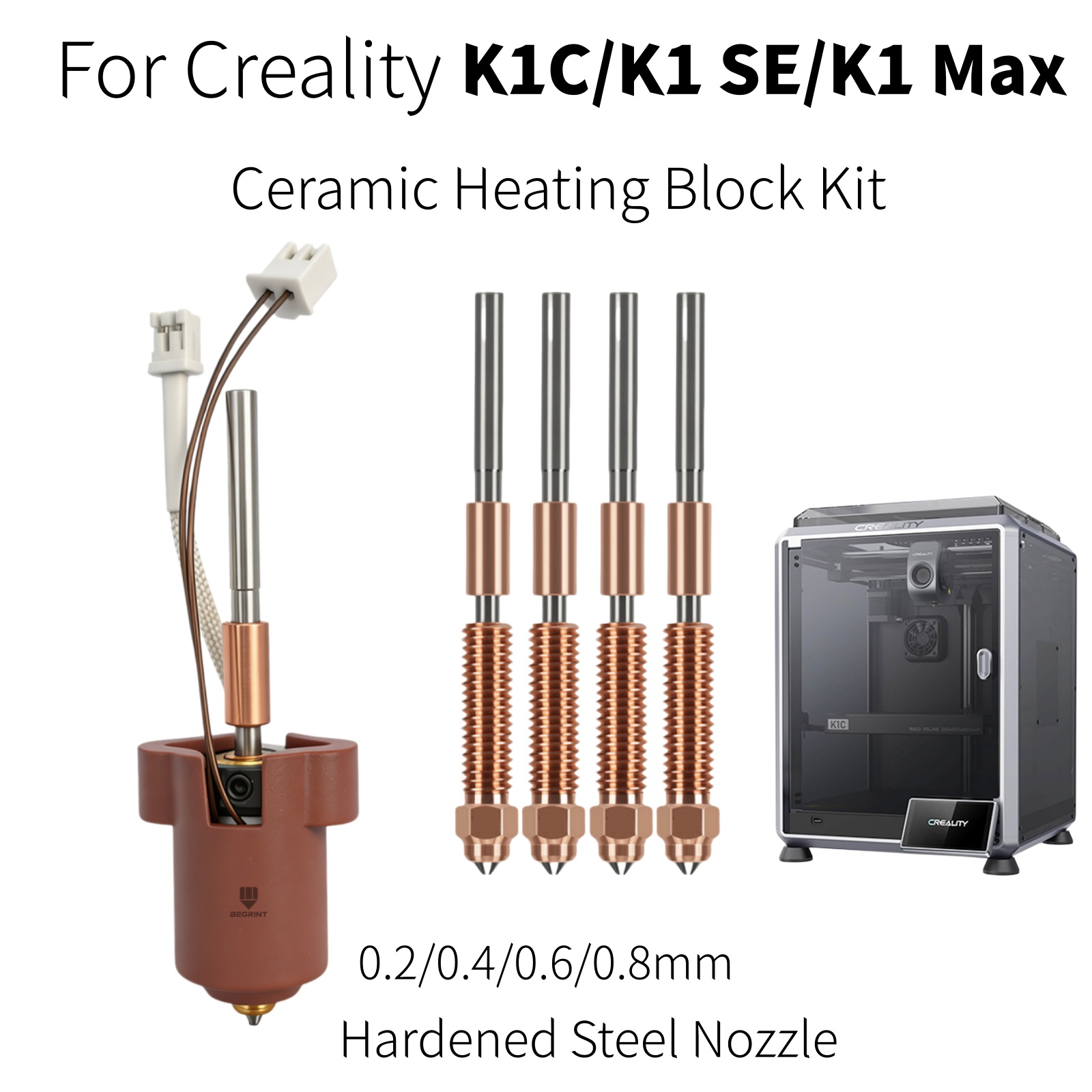 Kit Hotend pour Creality K1C K - Aluminium Profile 2020 avis et prix
