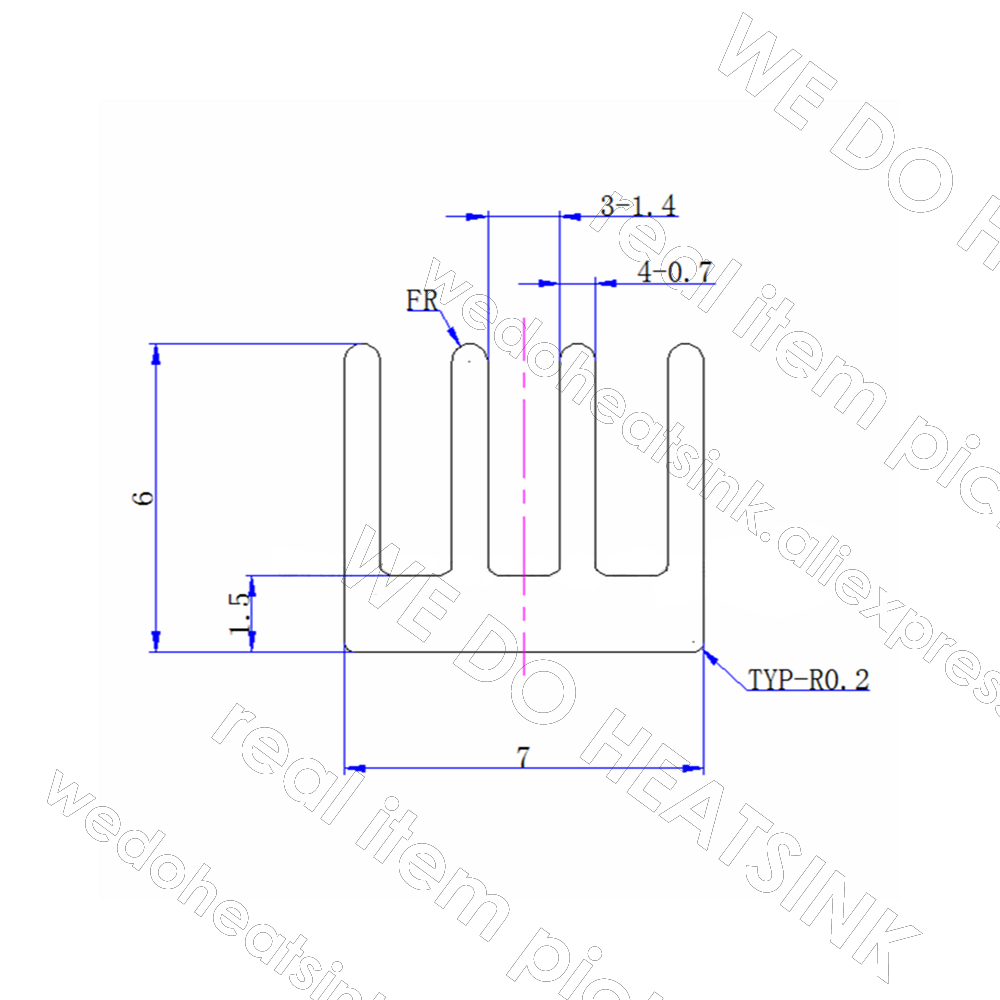 Nous proposons des dissipateur - Aluminium Extrusion avis et prix