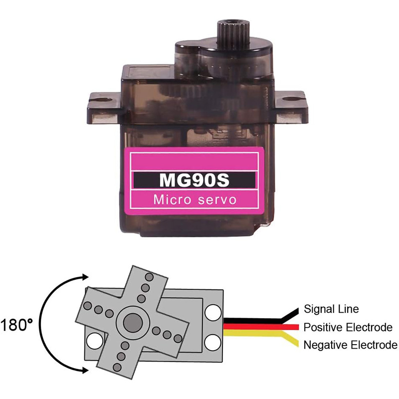 Servomoteur MG90S 5/10/20/40 p - Servo 9G avis et prix