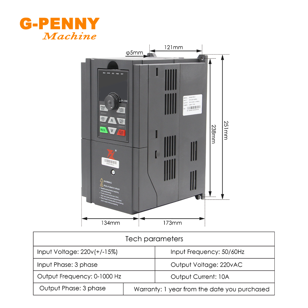 G-penny 2.2KW moteur de broche - Water Cooled Spindle avis et prix