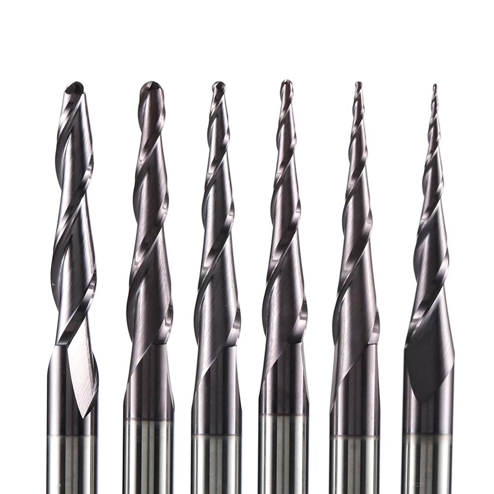 Mèche à nez sphérique conique  - End Mill Set avis et prix